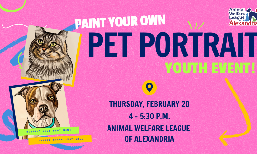 Paint Your Own Pet Portrait: Youth Event