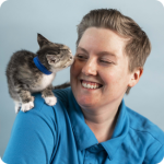 AWLA with kitten