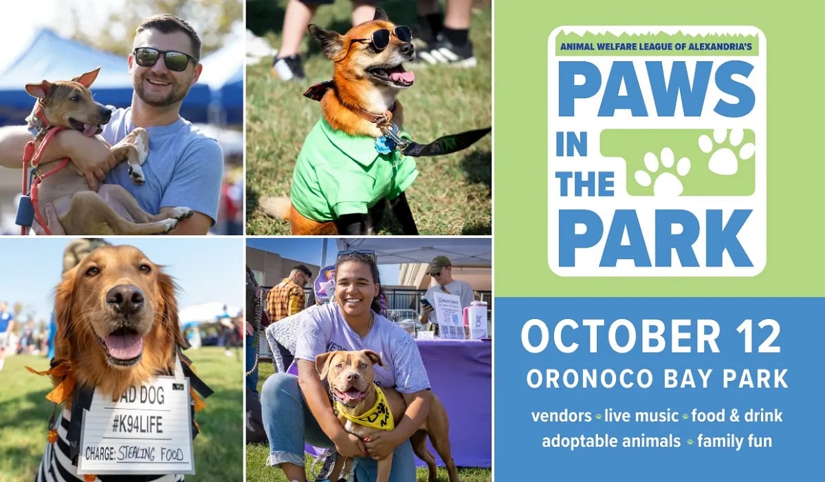 AWLA Paws in the Park, October 12, 2025 at Oronoco Bay Park